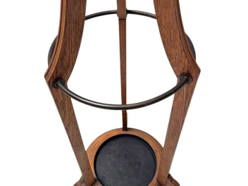 Arts & Crafts Coat Stand or Porte Manteau with Rotating Top, 1900s